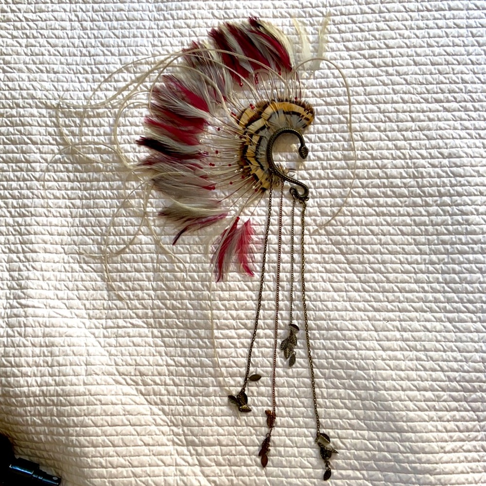 Feathered Ear Cuff